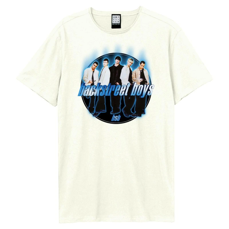 Image of Amplified Amplified Men Bsb Backstreet T-Shirt in White Size: X-Small White XS Male 5063377023169