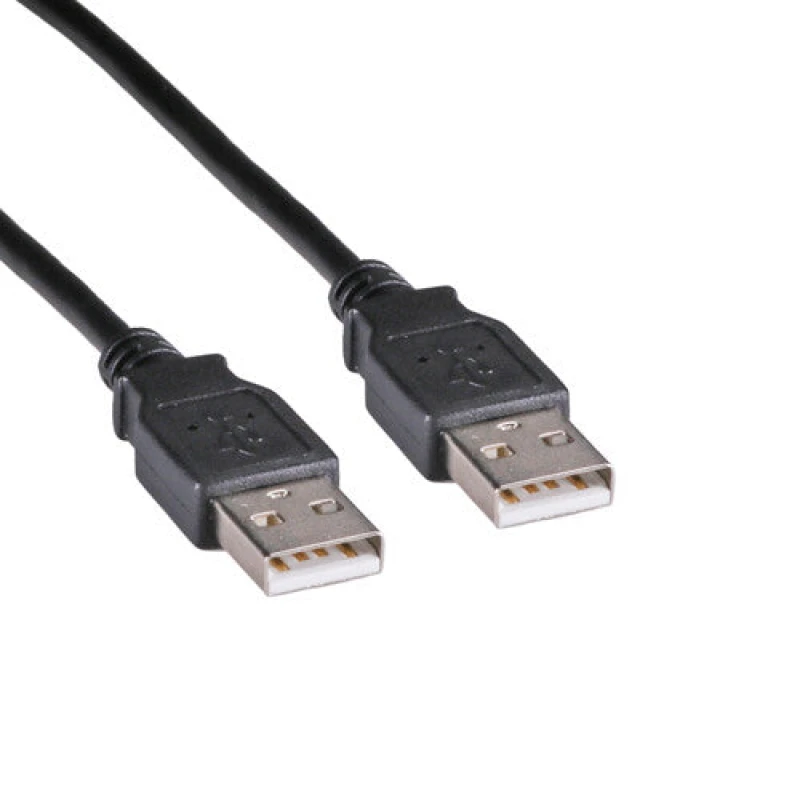 Image of Cablenet Cablenet 2m USB 2.0 Type A Male - USB 2.0 Type A Male Black PVC Cable USB2050BK