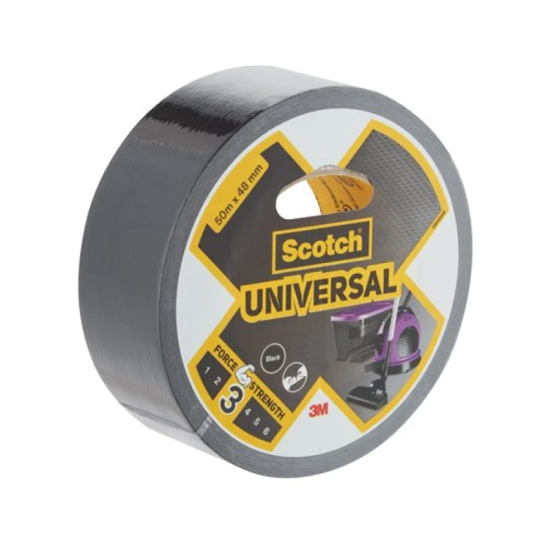 Image of Scotch Scotch Universal Duct Tape Black 48mm x 50m 7100205298 7100205298