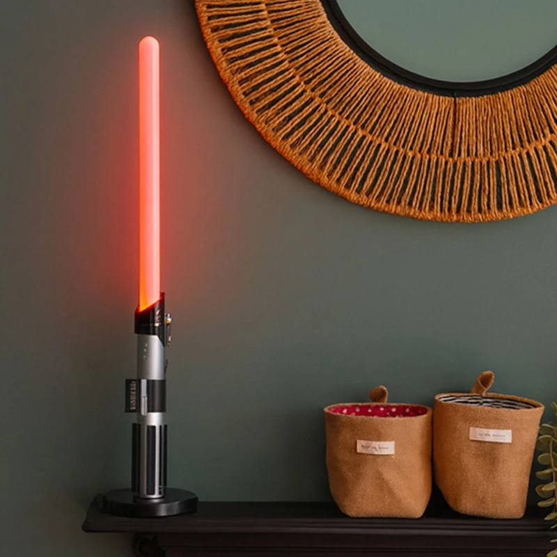 Image of Menkind Star Wars Darth Vader Vibrant Red Lightsaber Desk Lamp Red Unisex