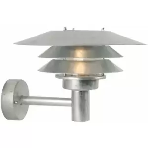 Image of Nordlux Veno Outdoor Wall Lantern Galvanized, E27, IP54