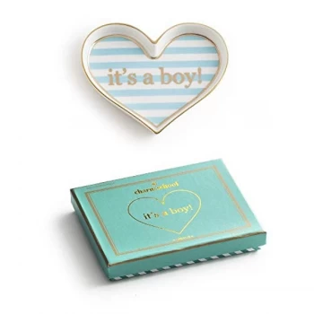 Image of Charm School Heart Shaped Tray - It's A Boy