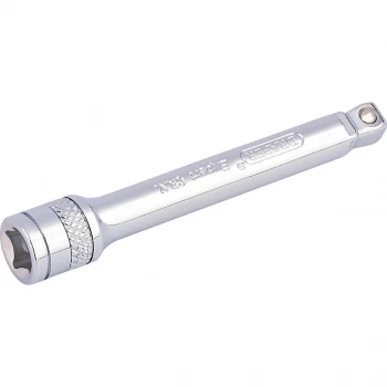 Image of Draper 1/4" Drive Polished Chrome Wobble Socket Extension Bar 1/4" 75mm