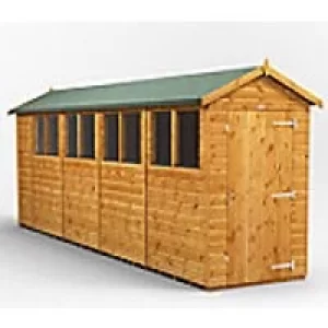 Image of Power Garden Shed 184PA Golden Brown 18x4
