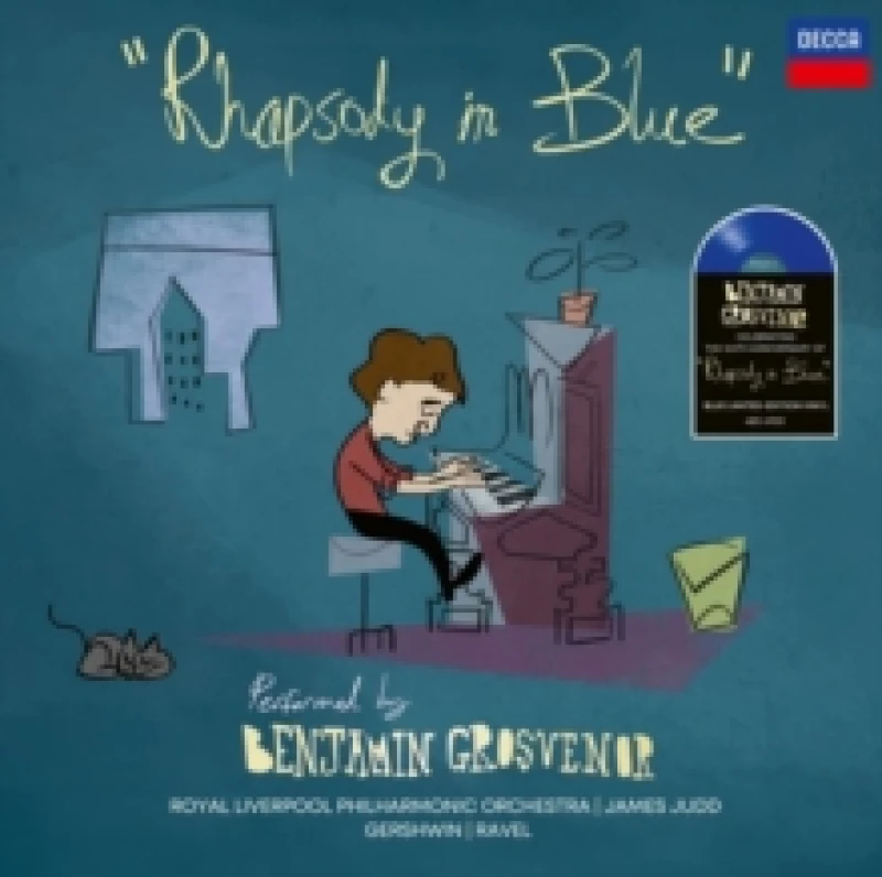 Image of Rhapsody in Blue Performed By Benjamin Grosvenor (Limited Edition) Vinyl