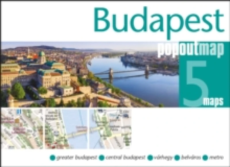 Image of Budapest PopOut Map Sheet map, folded