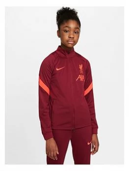 Image of Boys, Nike Liverpool F.C. Youth Tracksuit - Red, Size S