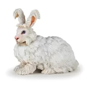 Image of Papo Farmyard Friends Angora Rabbit Toy Figure, 3 Years or Above,...