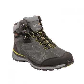 Image of Regatta Samaris Suede Waterproof & Breathable Walking Boot - Briar/LimeGr