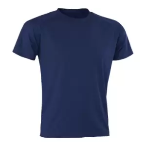 Image of Spiro Mens Aircool T-Shirt (M) (Navy)