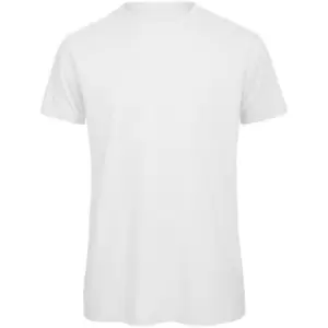 Image of B&C Mens Favourite Organic Cotton Crew T-Shirt (M) (White)