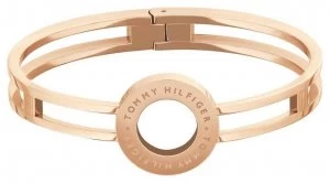 Image of Tommy Hilfiger Dressed Up Womens Circle Rose Gold Tone Jewellery