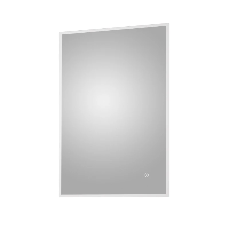 Image of Balterley LED Illuminated Touch Sensor Minimalist Mirror Demister 700x 500mm Silver