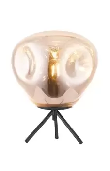 Image of Nina 1 Light Table Lamp Gold Black