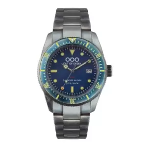 Image of Out Of Order 001-16.2.BL Mens Blue Auto 2.0 Wristwatch