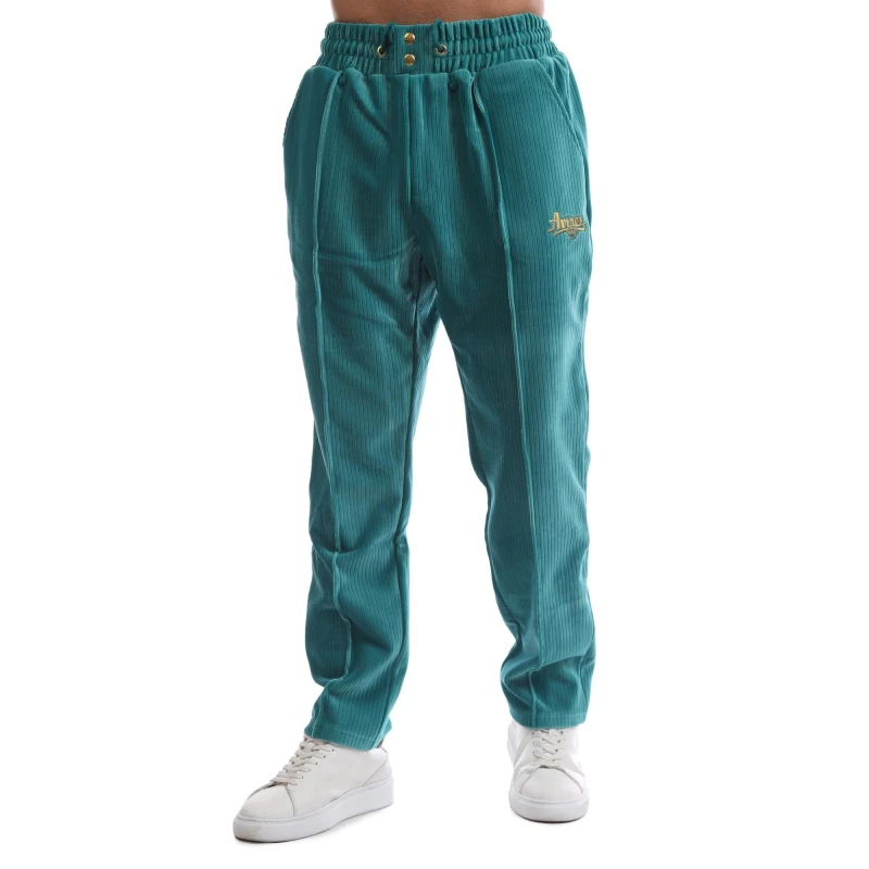 Image of Avirex Mens Cypress Open Hem Tracksuit Joggers Green male X Small