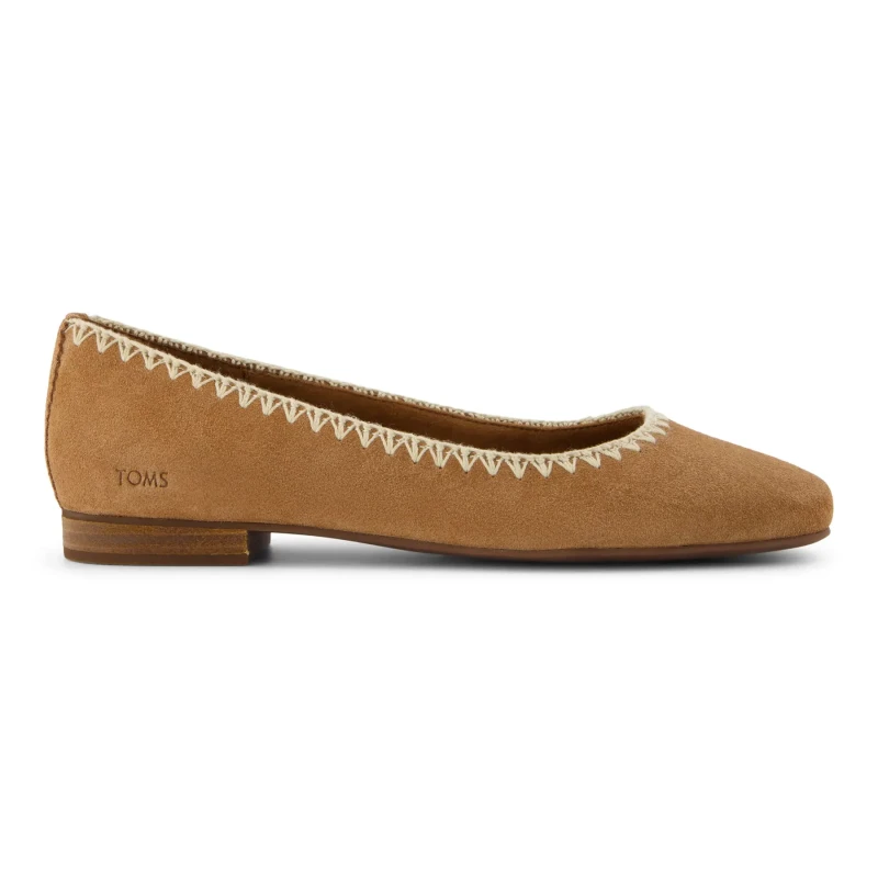 Image of TOMS Ballet flats woman Toms Briella Marron Female 38,5