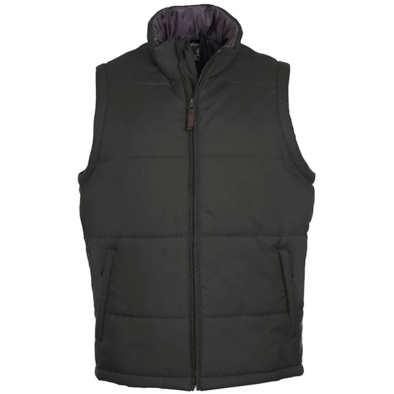 Image of SOL'S Warm Padded Bodywarmer Jacket in Charcoal Size: Small Charcoal Unisex S