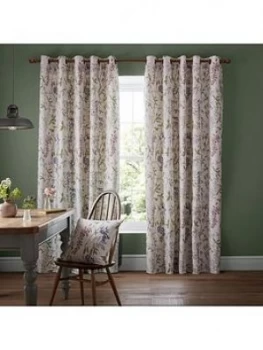 Image of Ashley Wilde Emily Fuschia 90X72 Eyelet Curtains