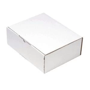 Image of Mailing Box 375x225mm White Pack of 25 PPAK-KING09-E