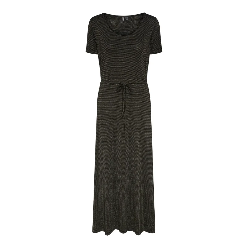 Image of Pieces Womens long dress Pieces Billone Noir Female S