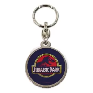 Image of Jurassic Park Metal Keychain Movie Logo 7 cm