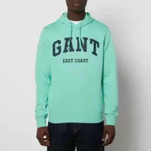 Image of GANT Mens Chest Logo Pullover Hoodie - Spearmint - M