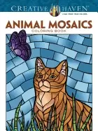 Image of creative haven animal mosaics coloring book relaxing illustrations for adul