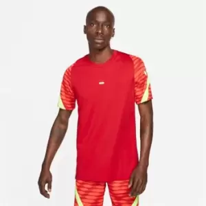 Image of Nike Dri-FIT Strike Mens Short-Sleeve Soccer Top - Red