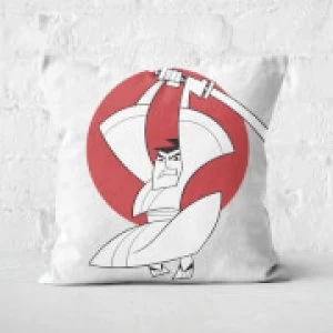 Image of Samurai Jack Sunrise Square Cushion - 40x40cm - Soft Touch