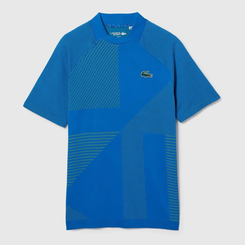 Image of Lacoste Seamless Tennis Polo Shirt Blue male XS