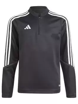 Image of Boys, adidas Youth Tiro 23 Training Top - Black/White, Size 7-8 Years