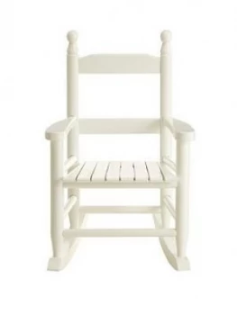 Image of Premier Housewares Kids Rocking Chair - White