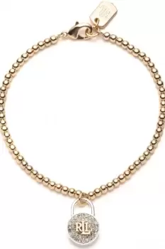Image of Ladies Lauren Ralph Lauren Jewellery Charm Metal Bracelet 14B00135