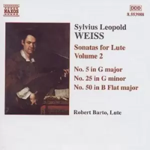 Image of Silvius Leopold Weiss - Sonatas for Lute - Volume 2 CD Album - Used