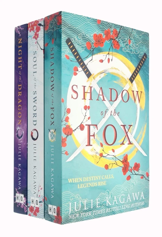 Image of Julie Kagawa 3 Book Collection Shadow Of The Fox Soul Of The Sword Night Of The Dragon Julie Kagawa Books