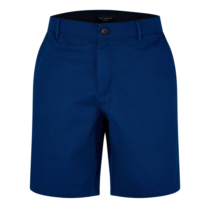 Image of Ted Baker Halbak Shorts Chino Shorts 28W R Blue 47801618285