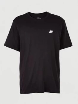 Image of Nike NSW Club Plus Size T-Shirt - Black, Size 4XL, Men