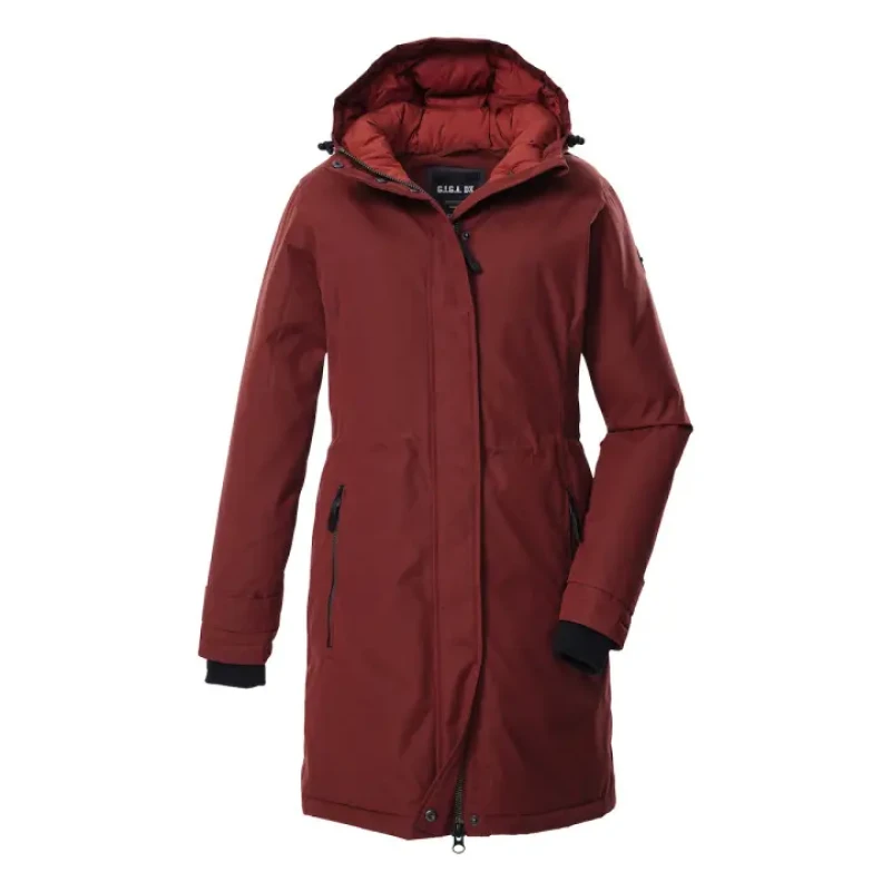 Image of Womens hooded parka Killtec GW 22 Rouge Female 42