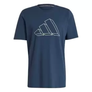 Image of adidas T Shirt - Blue