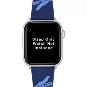 Image of Lacoste 2050017 Watchstrap To Fit Apple Watch Blue