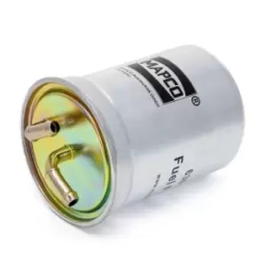 Image of MAPCO Fuel Filter In-Line Filter 63815 VW,AUDI,SKODA,POLO (9N_),Polo Schragheck (6R1, 6C1),Fox Schragheck (5Z1, 5Z3, 5Z4),A1 Schragheck (8X1, 8XK)