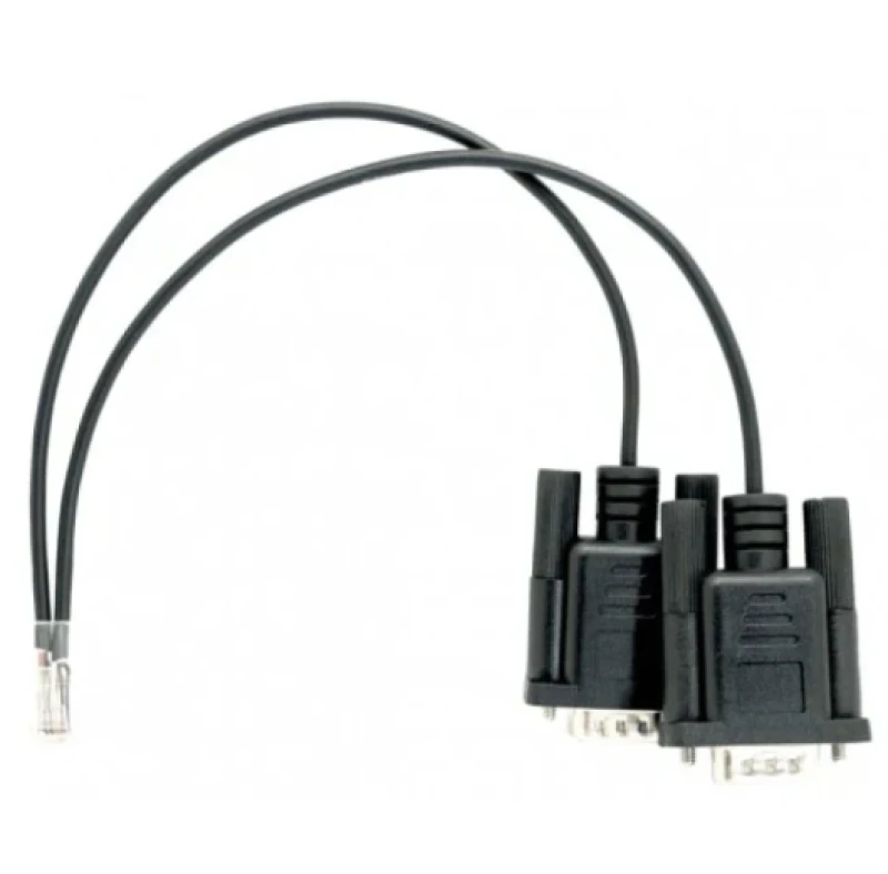 Image of QNAP CAB-CONSOLE-RSRJ11-0M2 serial cable Black 0.2 m RJ-11 2 x RS-232