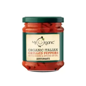 Image of Mr Organic Italian Grilled Red Peppers Antipasti 190g