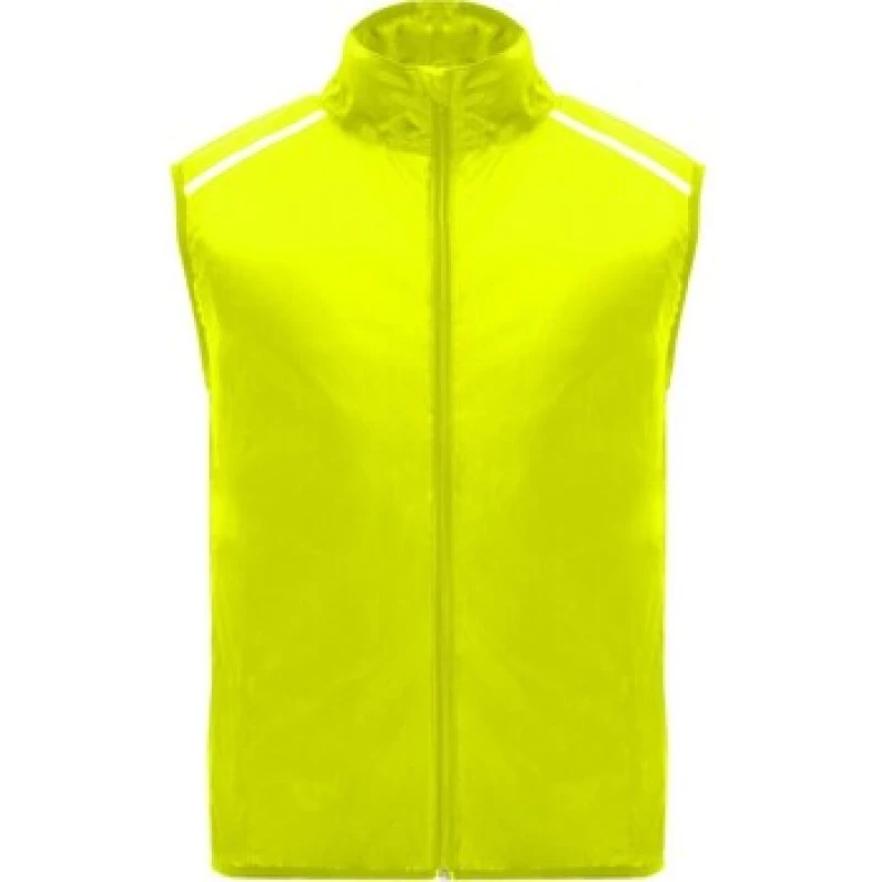 Image of ROLY ROLY Jannu Lightweight Running Body Warmer in Bright Yellow Size: X-Small Bright Yellow XS Unisex 5063527844712