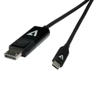 Image of V7 V7UCDP-1M cable gender changer USB Type - C 3.2 Gen 1 DisplayPort Black