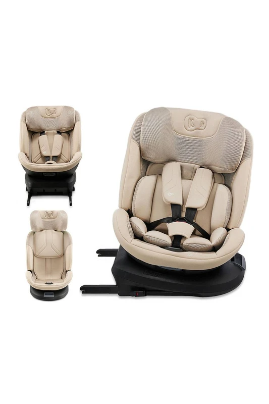 Image of Kinderkraft XPEDITION 3 i-Size Car Seat For Children Up To 22 kg & 105cm in Beige Beige Unisex