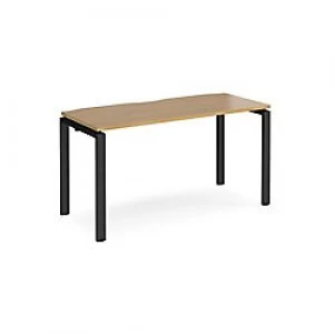 Image of Home Desk E146-K-O Oak 1,400 x 600 x 725 mm