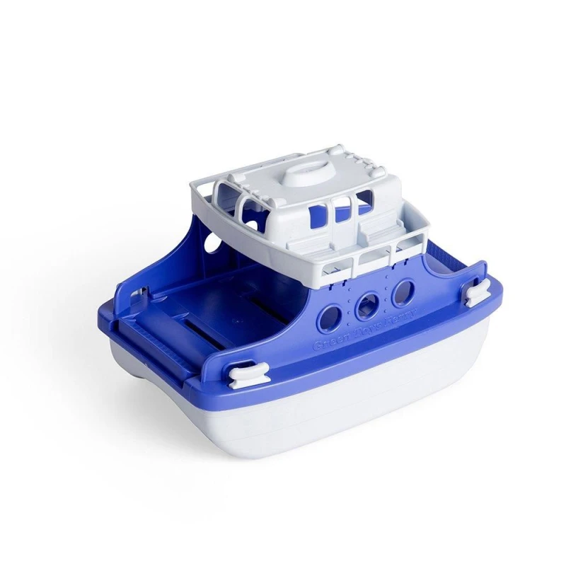 Image of Green Toys OceanBound Ferry Boat Toy Blue unisex