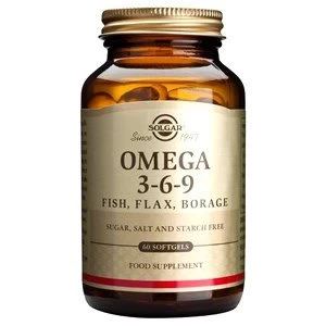 Image of Solgar Omega 3 6 9 Softgels 60 Softgels